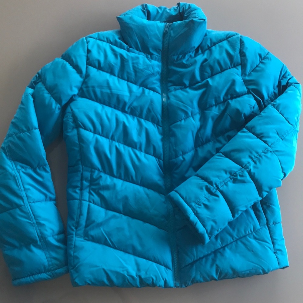 Winter blue coat